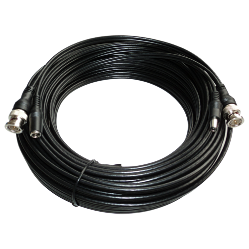 cable video alimentación coaxial 30 metros